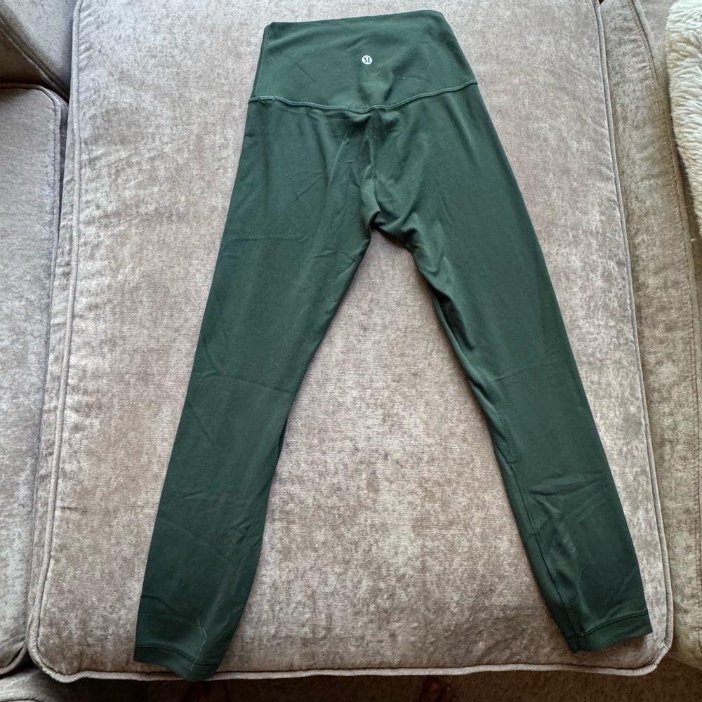 Lululemon Athletica Dark Green Leggings